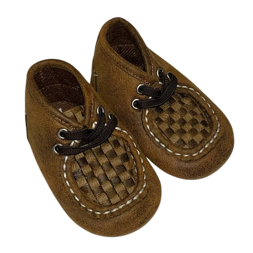Twister‎ Baby Buckers Carson Brown Chukka Shoes - Infant Size 3